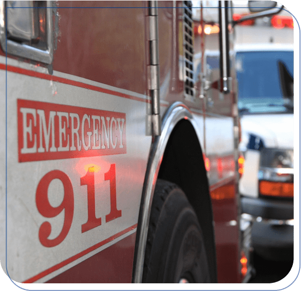 Emergency 911 vehicle
